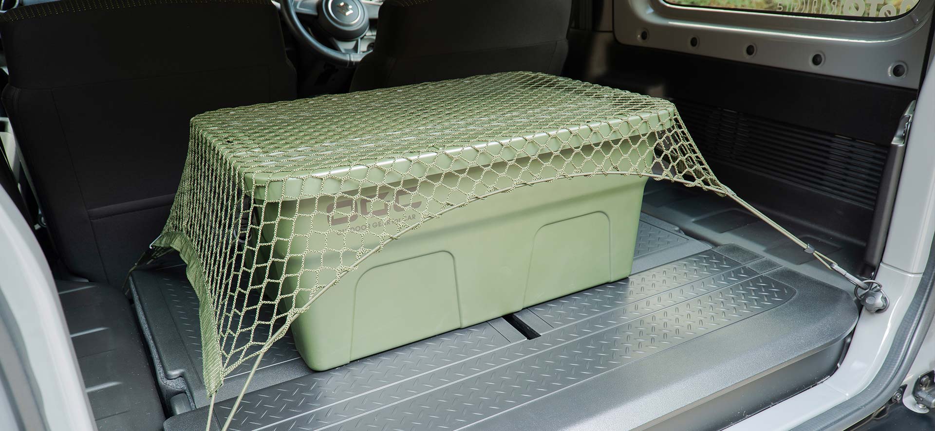 ラゲッジメッシュネット使用シーン