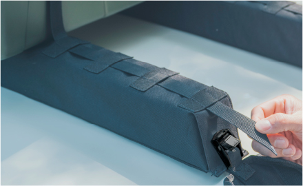 6か所のベルトホール