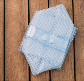 中芯入りでキレイに折りたためる